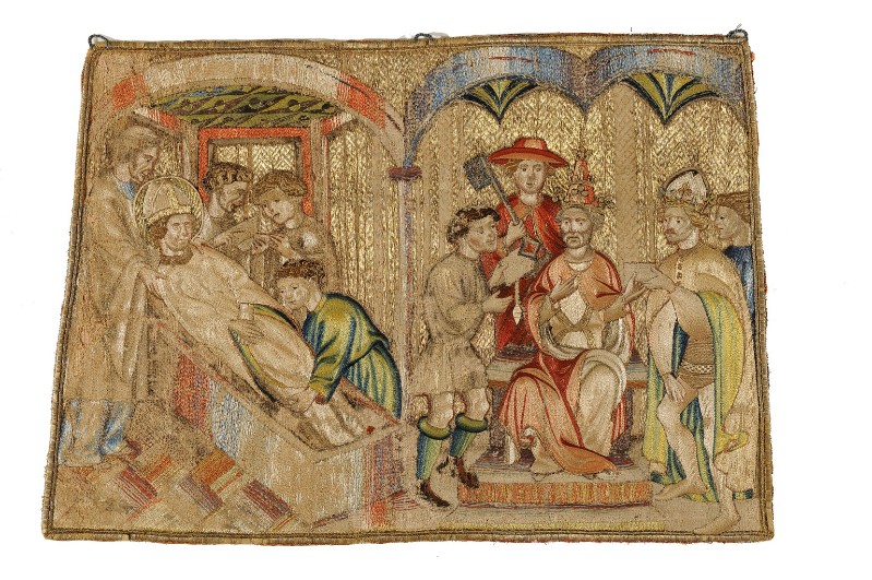 Manif. di Praga (1390-1391 circa), Brusta con Storie di S. Vigilio 4/5