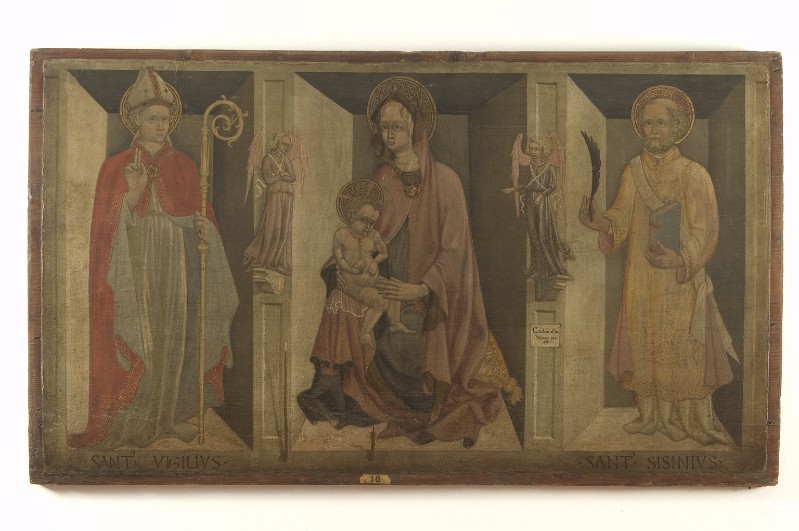 Cecchino da Verona (1454), Madonna dell'umiltà con S. Vigilio e S. Sisinio