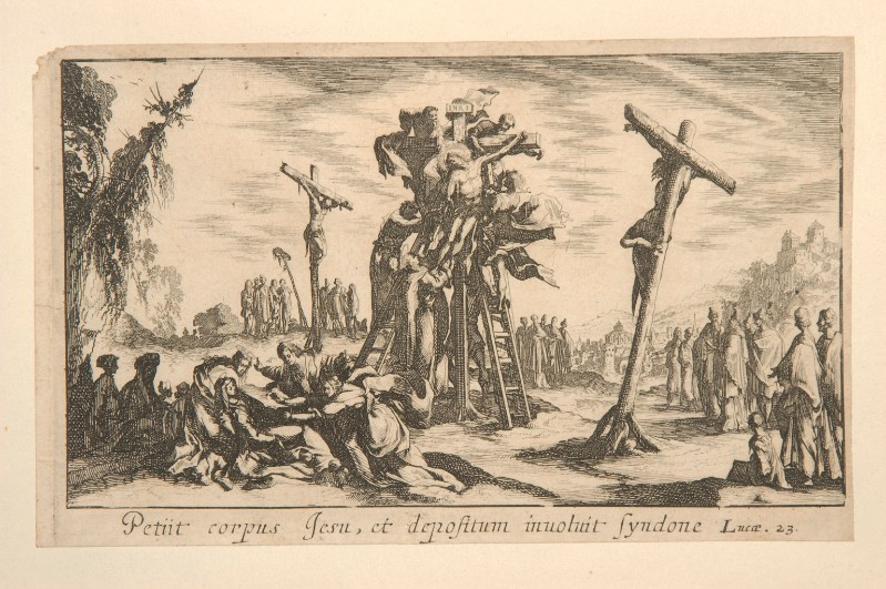 Ambito francese (?)(1640-1669 circa), Deposizione di Gesù Cristo dalla croce 2/2