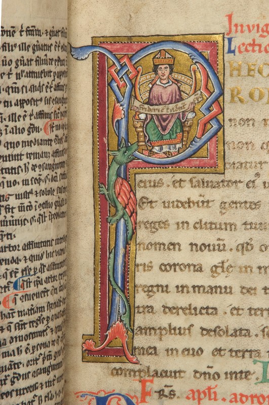 Scriptorium del vescovo Vanga (1207-1218), Miniatura con Federico Vanga in trono