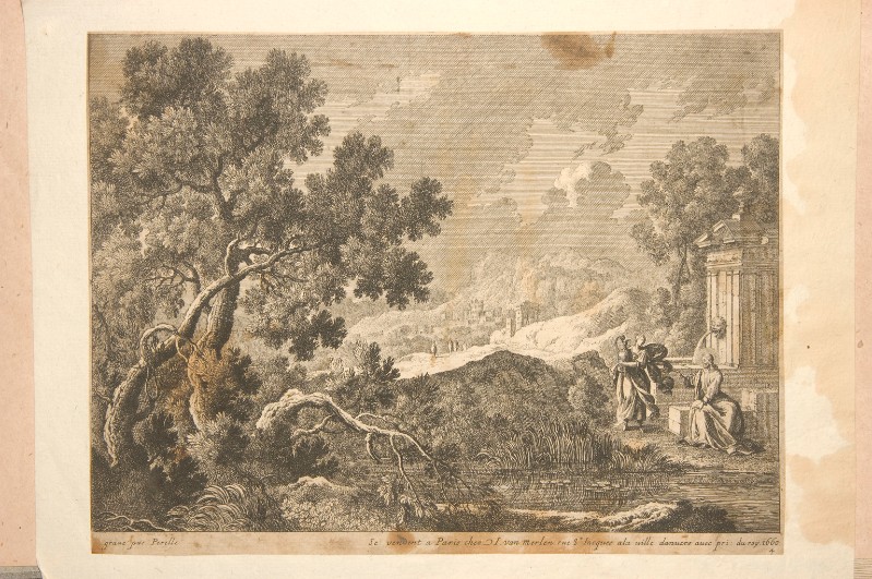Perelle G. (1660), Paesaggio con Gesù Cristo e la Samaritana