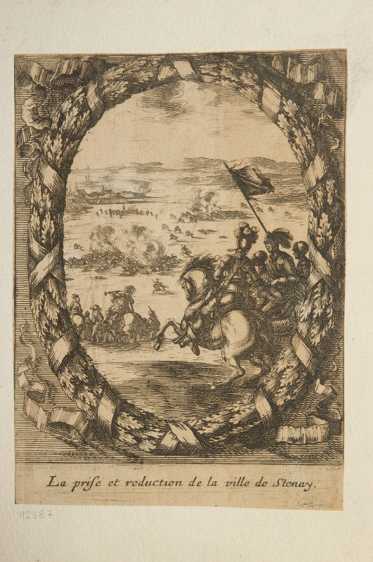 Cochin N. (1654-1699), Battaglia per la presa di Stenay nel 1654
