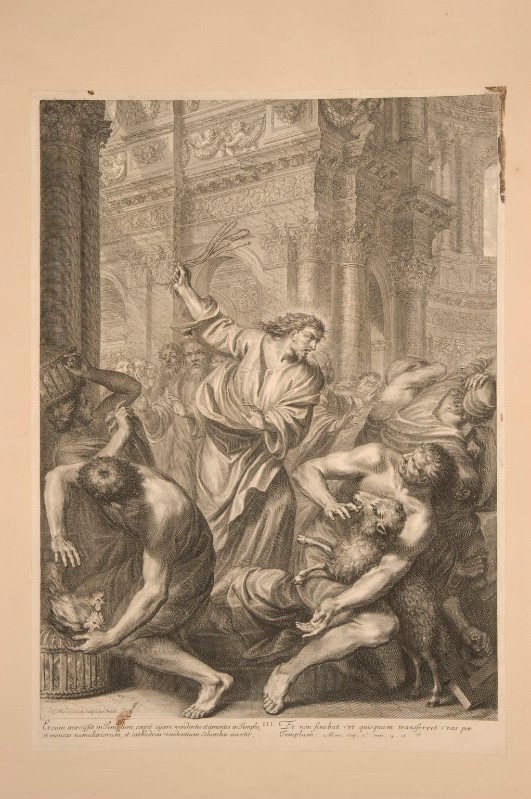 Huret G. (1664 circa), Cacciata dei mercanti dal tempio