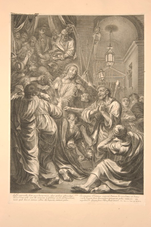Huret G. (1664 circa), S. Pietro rinnega Gesù Cristo al canto del gallo