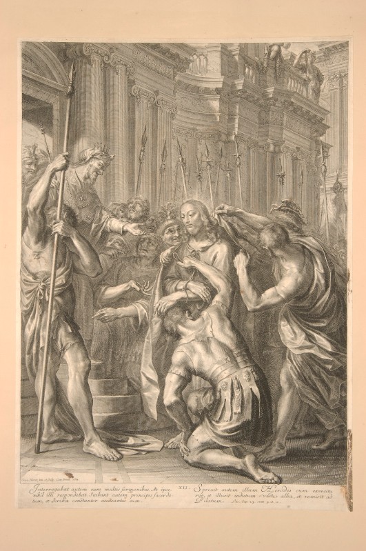 Huret G. (1664 circa), Gesù Cristo davanti a Erode