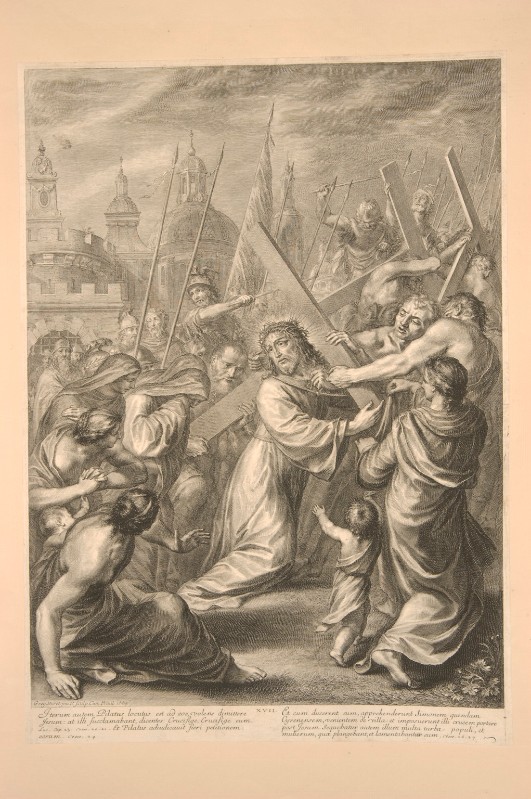 Huret G. (1664 circa), Gesù Cristo porta la croce