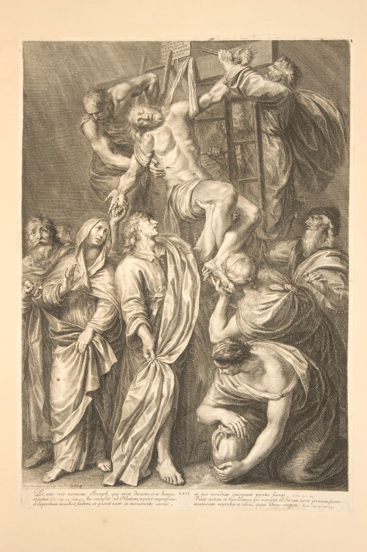 Huret G. (1664 circa), Gesù Cristo deposto dalla croce