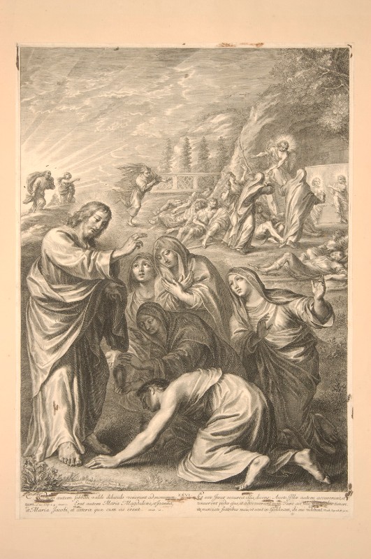 Huret G. (1664 circa), Gesù Cristo risorto incontra le Pie Donne