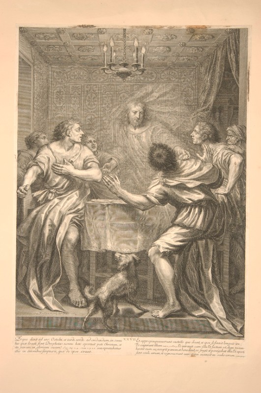 Huret G. (1664 circa), Gesù Cristo appare agli apostoli