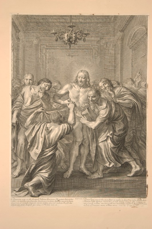 Huret G. (1664 circa), Incredulità di S. Tommaso