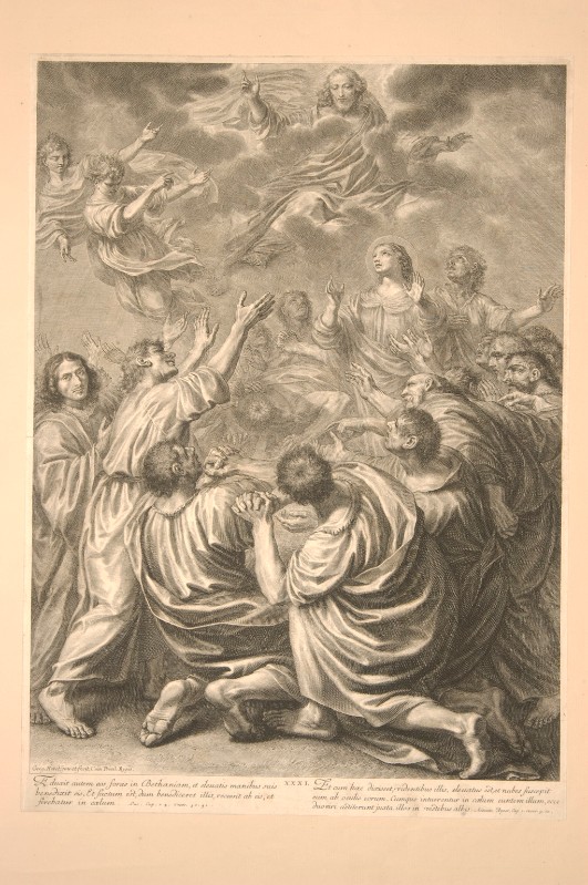 Huret G. (1664 circa), Gesù Cristo ascende al cielo