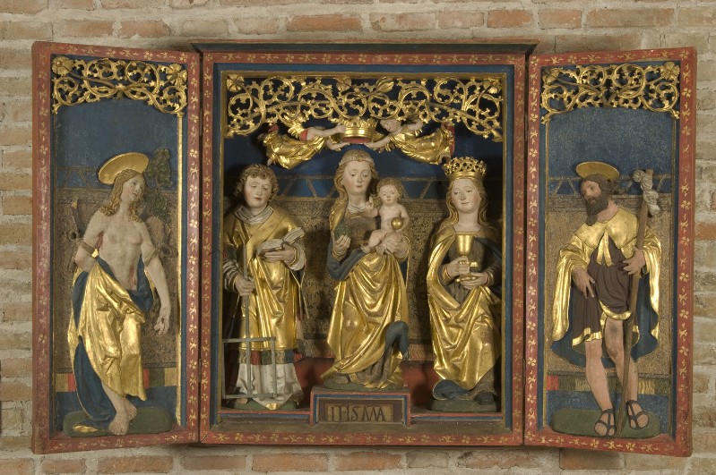 Bottega trentina (1520-1530 circa), Polittico ad ante mobili