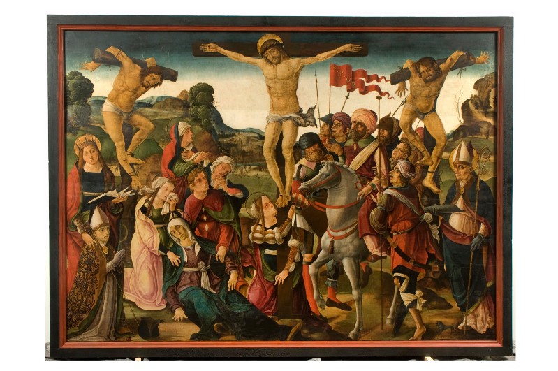 Ambito tedesco (1504), Crocifissione e santi