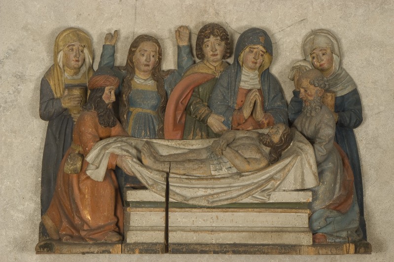 Bottega trentina secondo quarto sec. XVI, Gesù Cristo deposto nel sepolcro