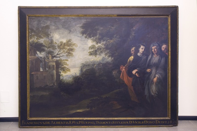 Ambito trentino (1682), S. Massenza e i suoi figli arrivano a Trento