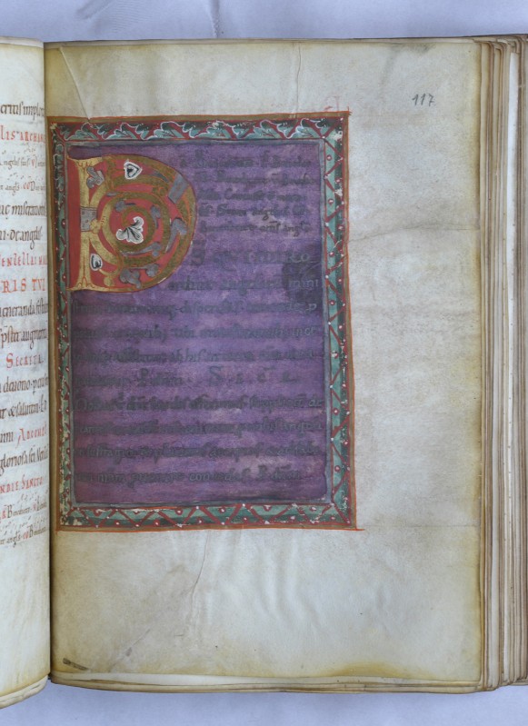 Scriptorium bavarese terzo quarto sec. XI, Pagina miniata con iniziale D 7/7