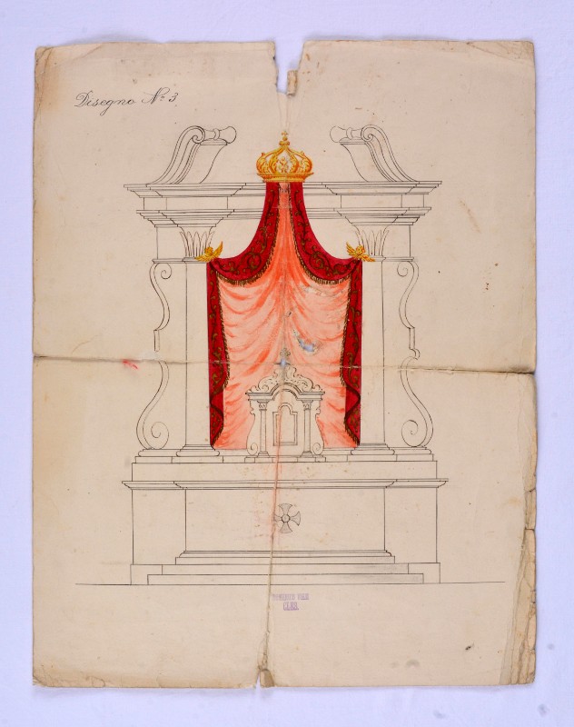 Ambito trentino sec. XIX-XX, Modello per padiglione d'altare