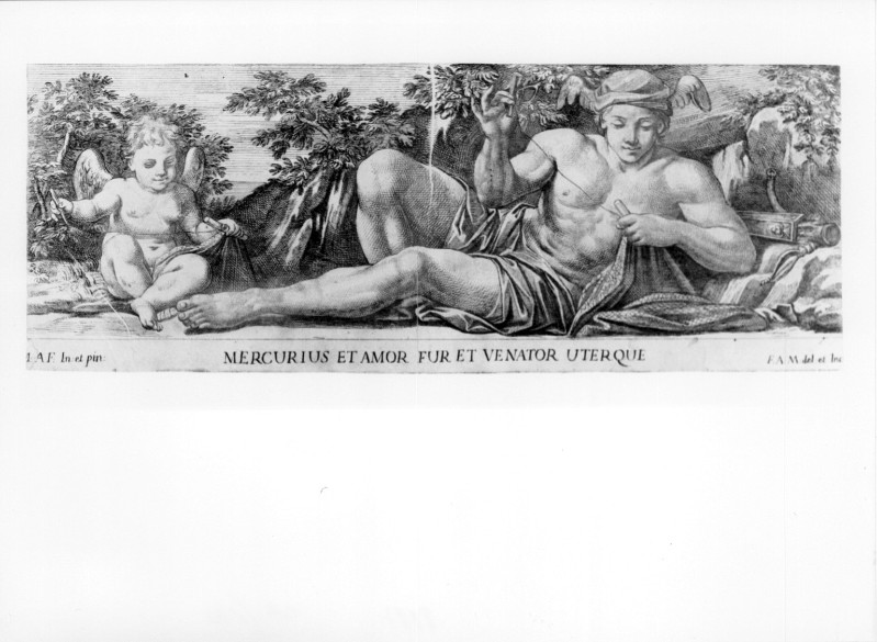 Meloni F. A. seconda metà sec. XVII, Mercurio e Cupido