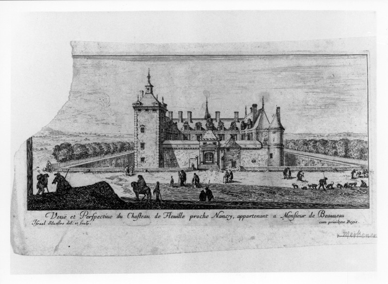 Silvestre I. (1667-1670 circa), Veduta del castello di Fleville presso Nancy
