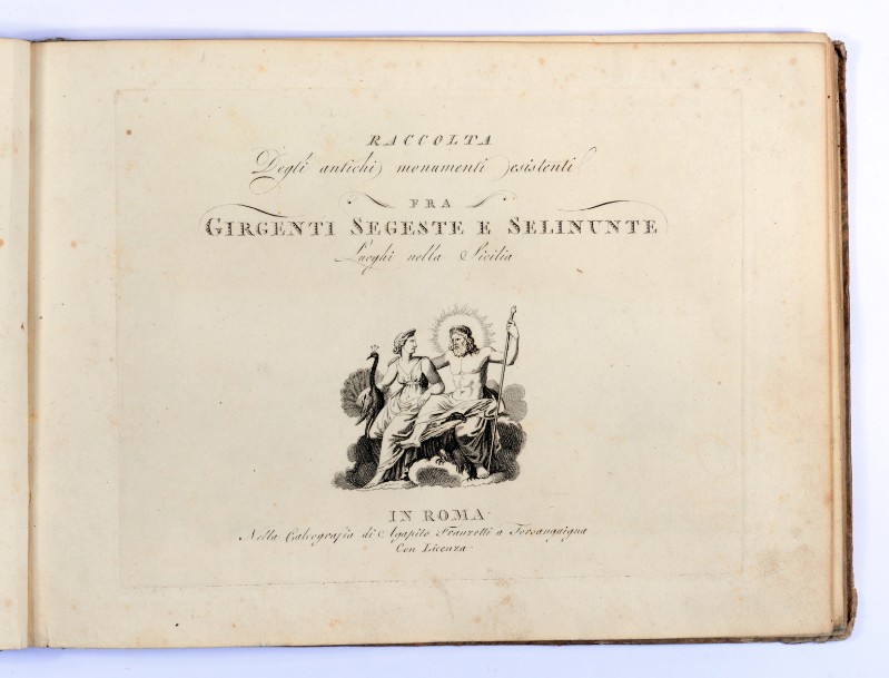 Calcografia Franzetti A. (1810 circa), Stampe con i monumenti di Agrigento