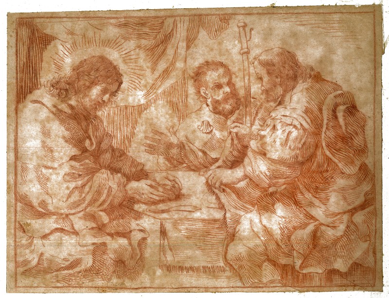 Ambito italiano secc. XVII-XVIII, Cena in Emmaus