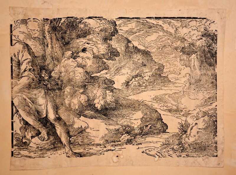 Da Carpi U. (1510-1515 circa), Sacrificio di Isacco 12/12