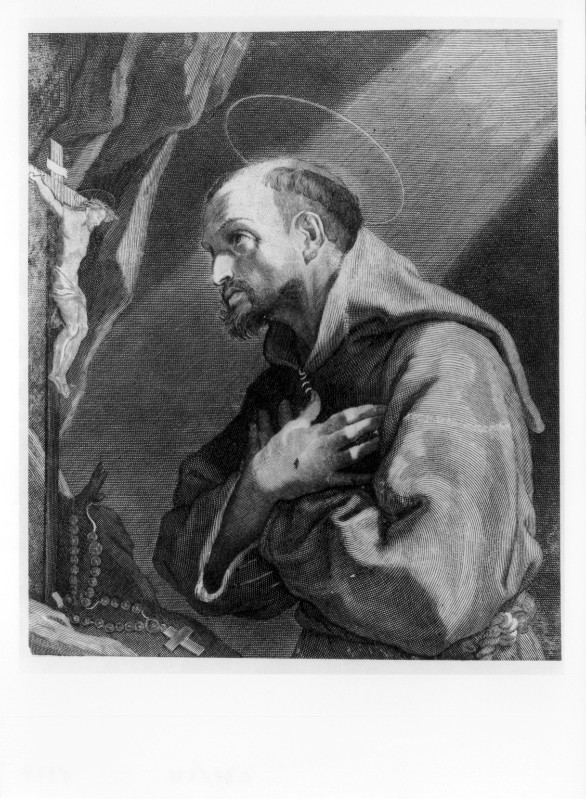 Ambito italiano prima metà sec. XVII, S. Francesco d'Assisi