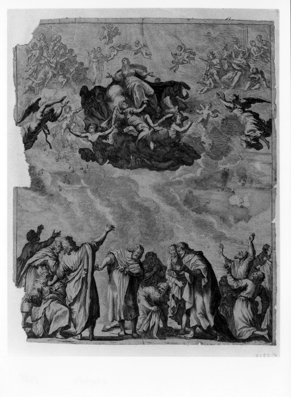 Ambito francese seconda metà sec. XVII, Assunzione della Madonna