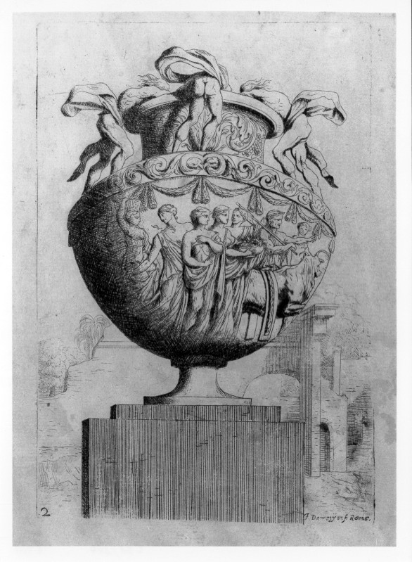 Damery J. (1657), Vaso con scena di sacrificio