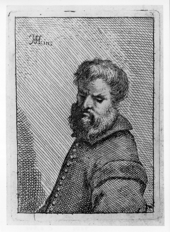Schönfeld J. H. (1656 circa), Figura maschile barbuta