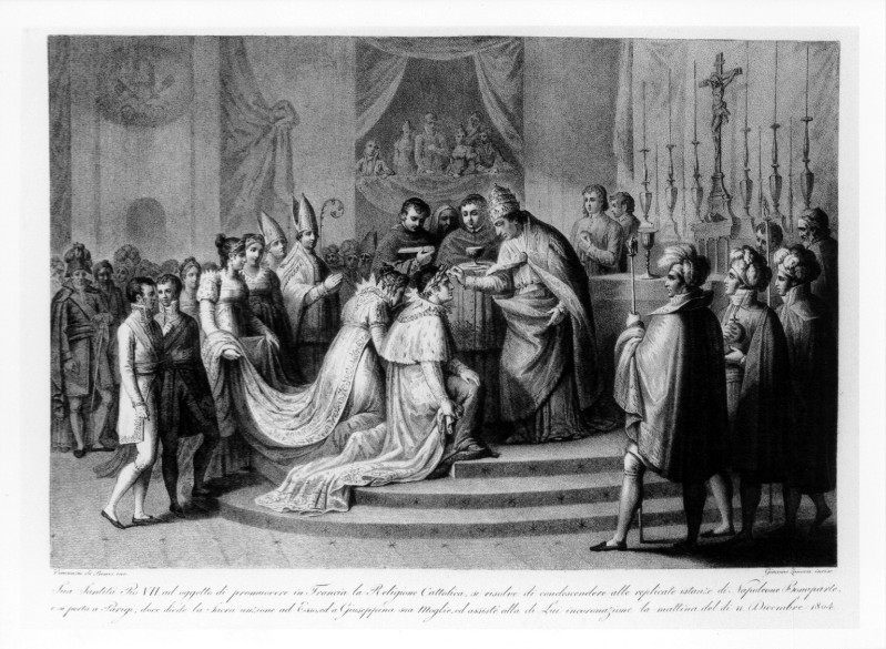 Zancon G. (1815-1820 circa), Napoleone consacrato imperatore da Papa Pio VII