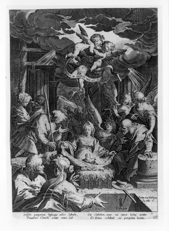 Sadeler J. (1600-1620), Adorazione dei pastori