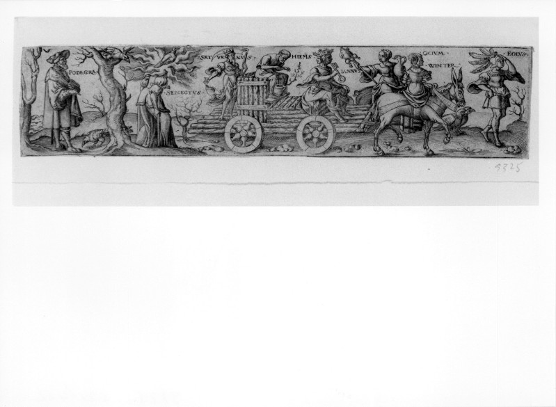 Solis Virgil metà sec. XVI, Carro allegorico dell'Inverno