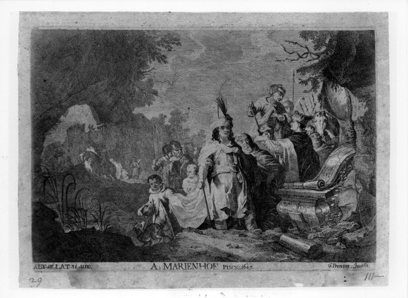 Van Prenner A. J. (1728), Corteo con figure di orientali