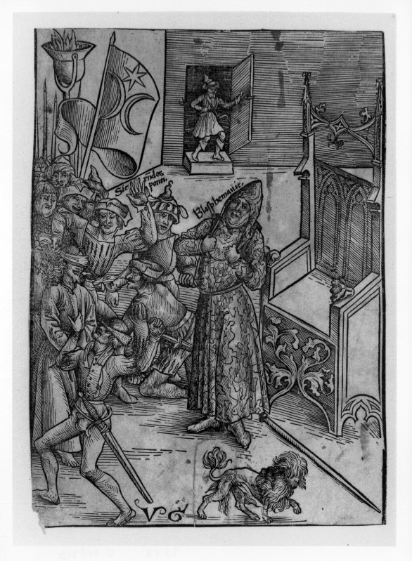 Graf U. il Vecchio (1507 circa), Gesù Cristo davanti a Caifa