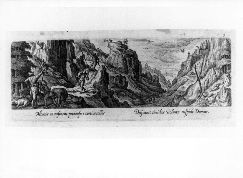 Galle P. (1582), Caccia allo stambecco
