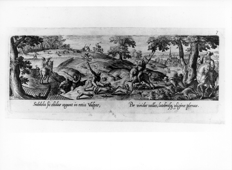 Galle P. (1582), Caccia alla volpe