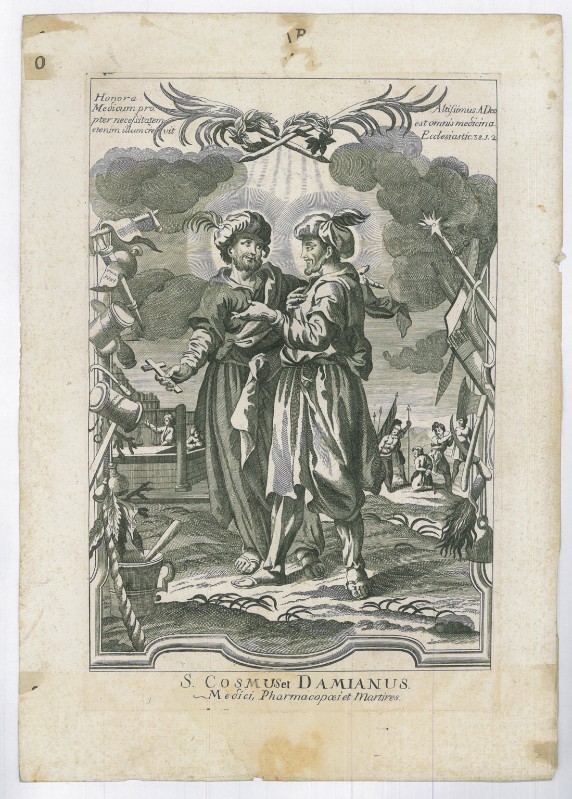 Calcografia Remondini sec. XVIII, Ss. Cosma e Damiano