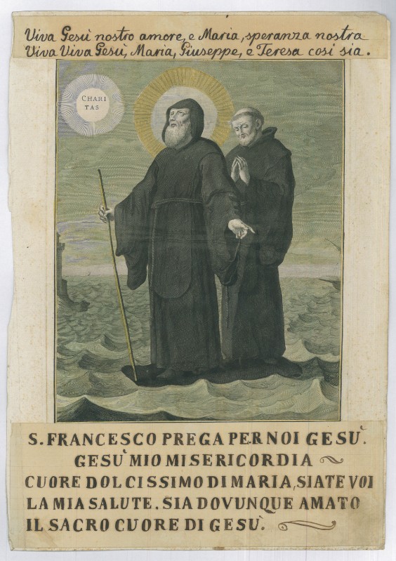 Stamperia Cavalli N. seconda metà sec. XVIII, S. Francesco di Paola