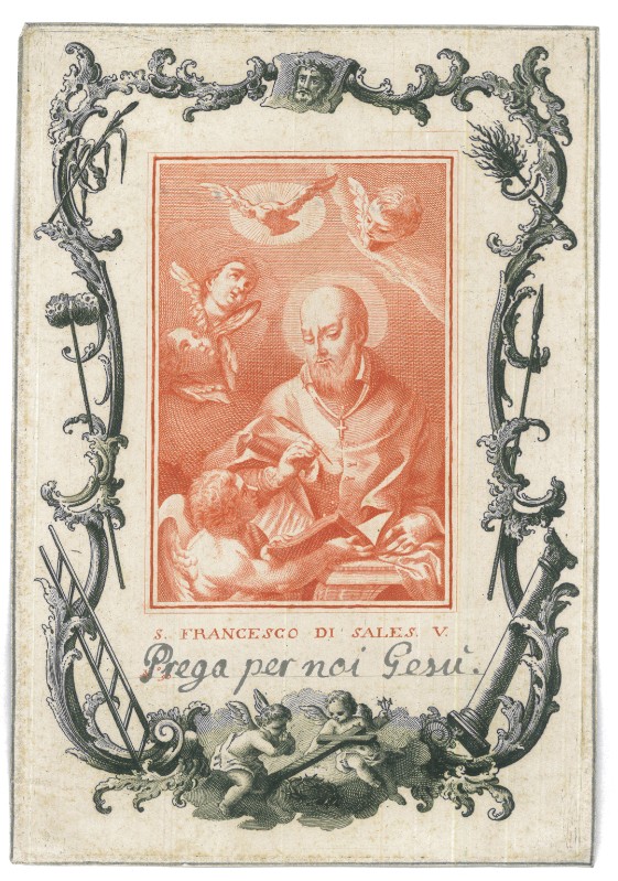 Calcografia Remondini seconda metà sec. XVIII, S. Francesco di Sales