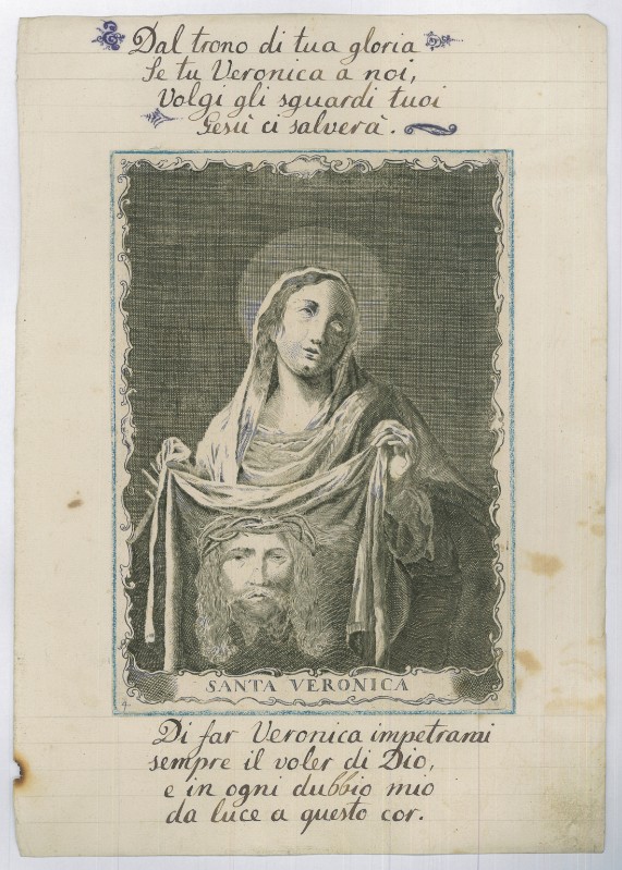 Calcografia Remondini sec. XVIII, S. Veronica