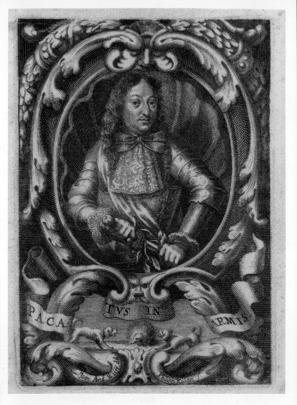 Kilian P. (1680-1693 circa), Ritratto d'uomo in armatura