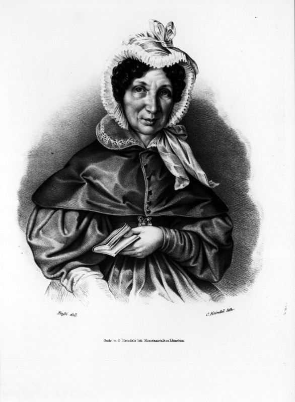 Heindel C. (1850 circa), Ritratto femminile
