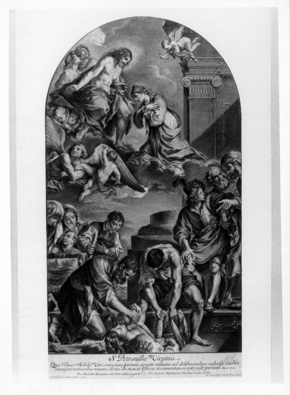 Frey J. il Vecchio (1731), S. Petronilla sepolta e accolta in Paradiso