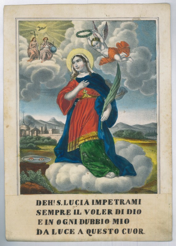 Stamperia Fontana M. prima metà sec. XIX, S. Lucia