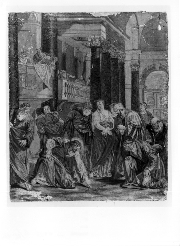 Liotard J. M. (1742), Gesù Cristo e l'adultera
