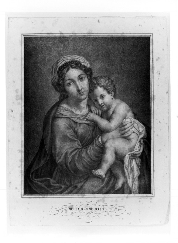 Wicar J. B. J. (1800-1825 circa), Madonna con Gesù Bambino