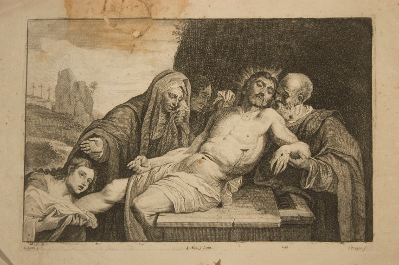 Troyen J. van (1656-1660), Compianto sul Cristo morto