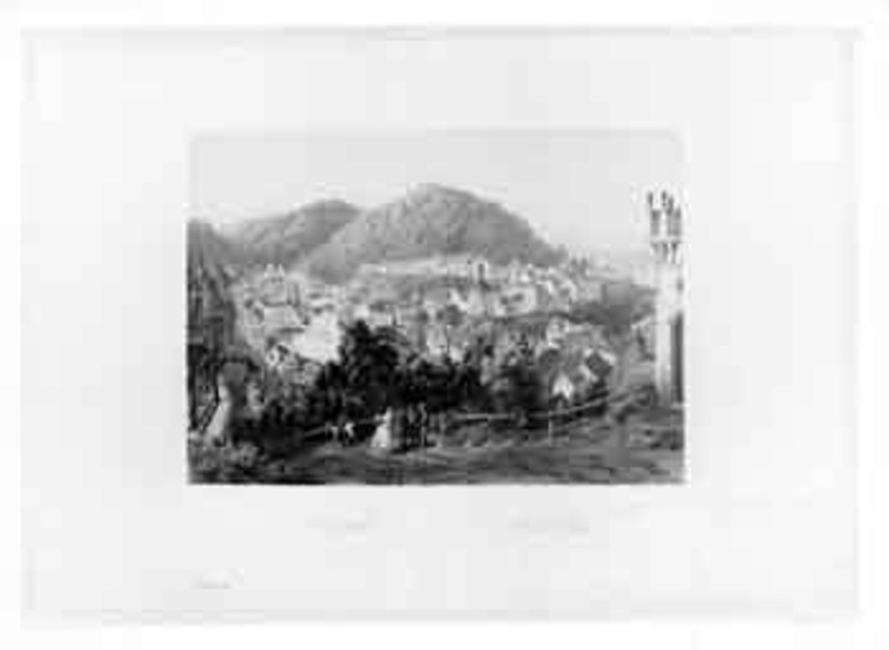 Haun A. C. (1850 circa), Veduta di Karlsbad in Boemia