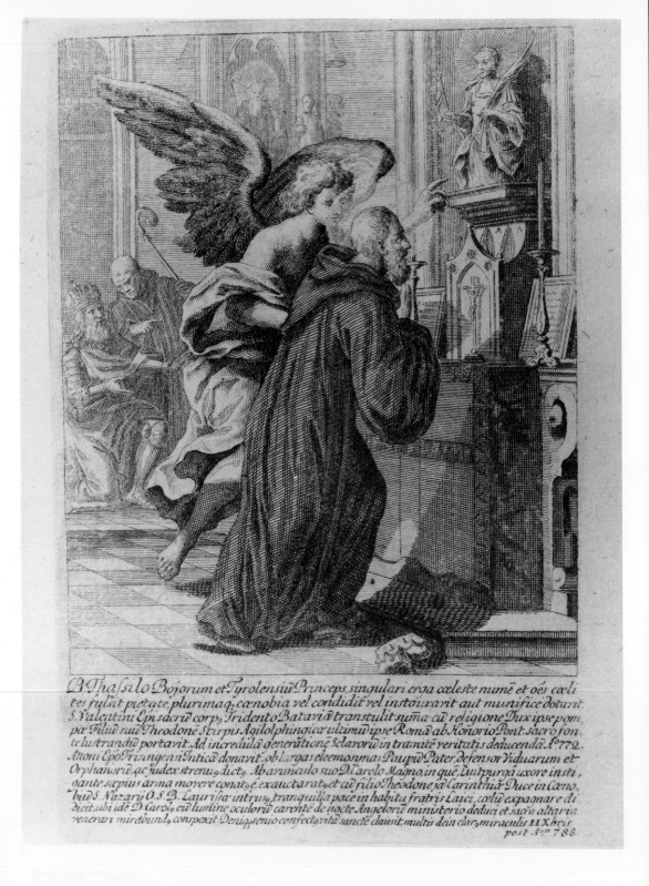 Ambito austriaco (1725-1740), Beato Tassilo in preghiera